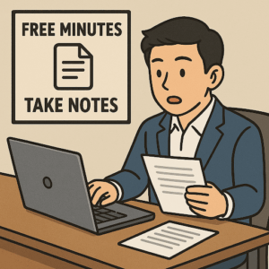 無料で使える議事録生成を使いこなそう！ 実際の使用感は？