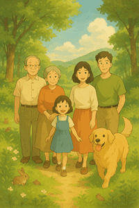 家族写真をジブリの世界に変換するには？