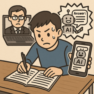 生成AIを悪用したカンニング行為が横行…どう防止する？対策は？